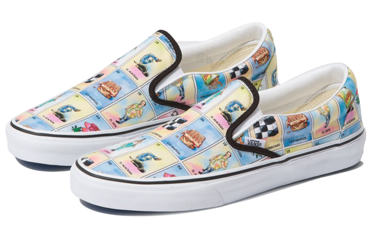 Кеды Vans slip-on (разноцветные) — фото 2