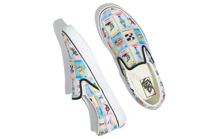 Кеды Vans slip-on (разноцветные) — фото 3