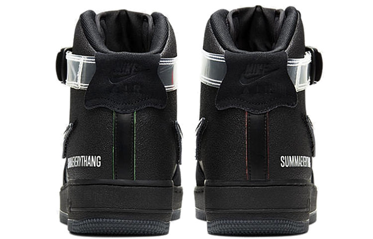 Кроссовки Lauren Halsey x Nike Air Force 1 High "Summaeverythang" (черные) — Чёрный — фото 4