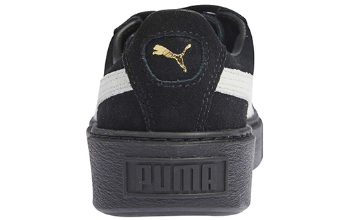 Женские кеды PUMA Suede Platform Core (черно-белые) — фото 5