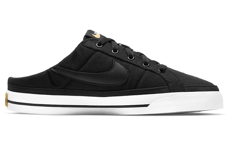 Слипоны Nike Court Legacy Mule (черные) — фото 2