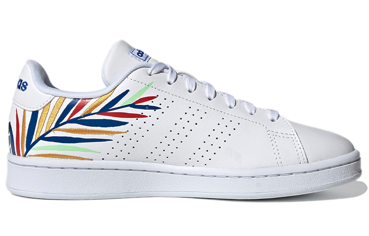 Женские кеды adidas neo ADVANTAGE (бело-красно-синие) — Белый / красный / синий — фото 2