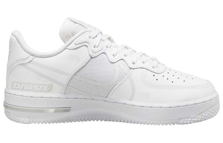 Мужские кроссовки Nike Air Force 1 React (белые) — фото 2
