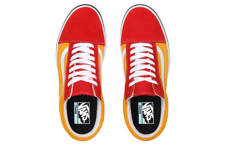 Кеды Vans Old Skool (красно-желтые) — фото 3