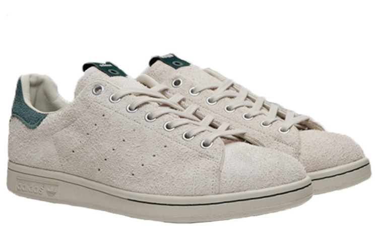 Унисекс кеды adidas originals StanSmith Juice Rough Suede (серо-зеленые) — фото 3