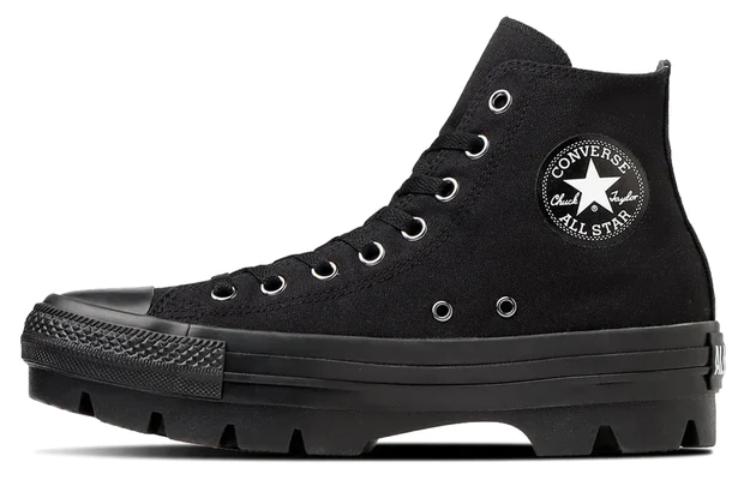 Converse All Star Wear resistant And Lightweight High top Canvas Shoes Women's Black