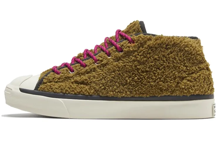 Jack Purcell Converse Mid 'Retro Sherpa - Dark Moss'