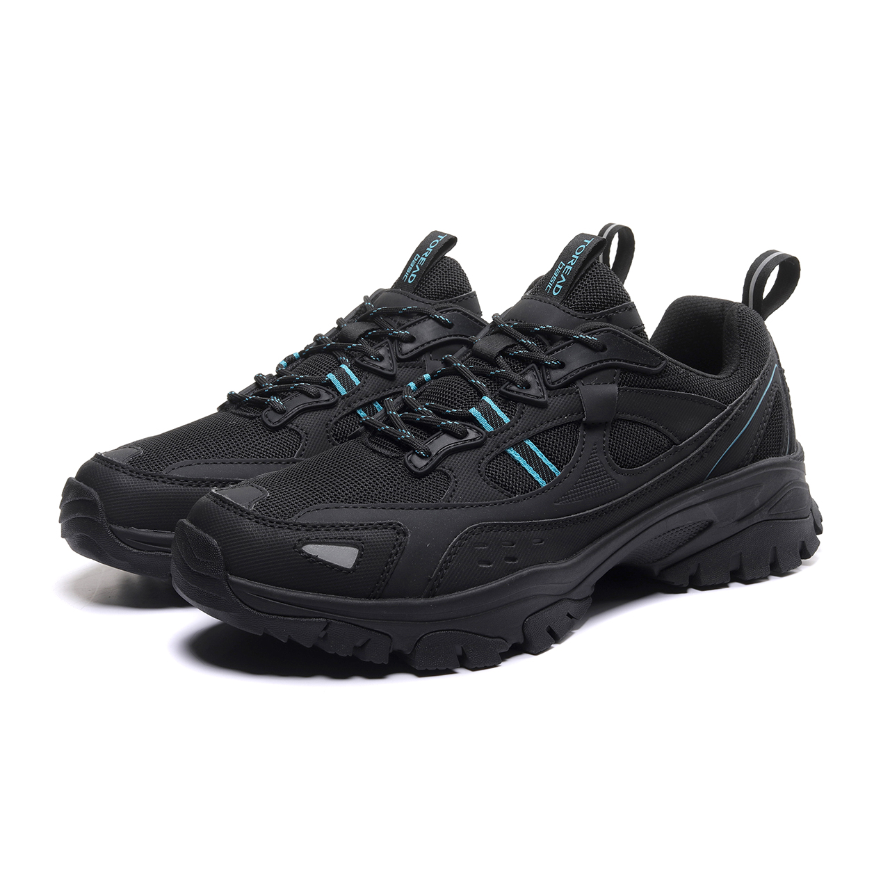 TOREAD Slip Resistant Abrasion Resistant Low top Hiking Shoes Women’s Black