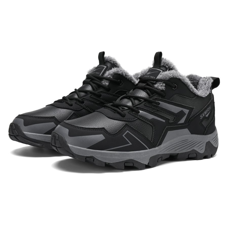 Binary Round Tip Cushioning, Comfortable Versatile, Outdoor Sports, Lightweight Casual, Fleece Lined Thermal Low top