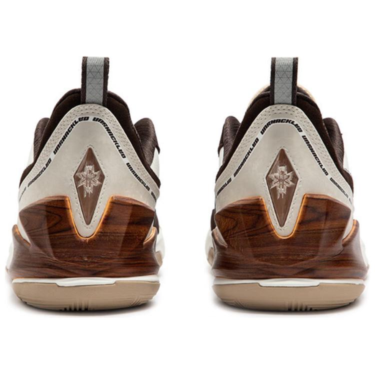 361° Generational Generation 1 Slip Resistant Abrasion Resistant Low top Basketball Shoes Men’s White Black Brown
