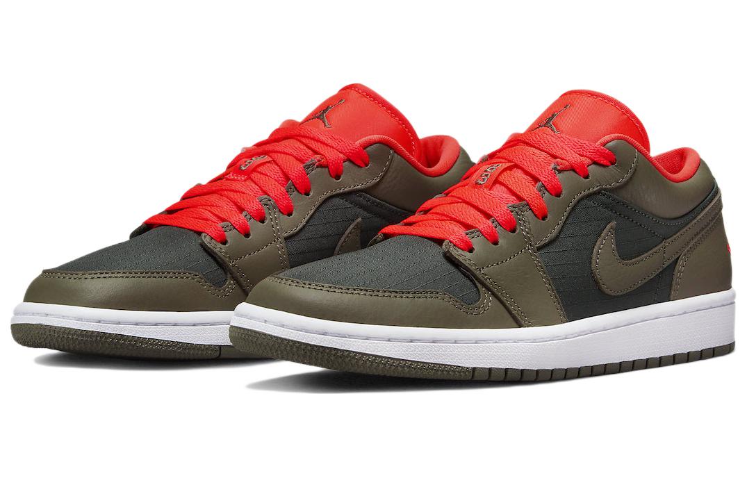 Jordan 1 Low Se Newsprint Olive Grey Women’s