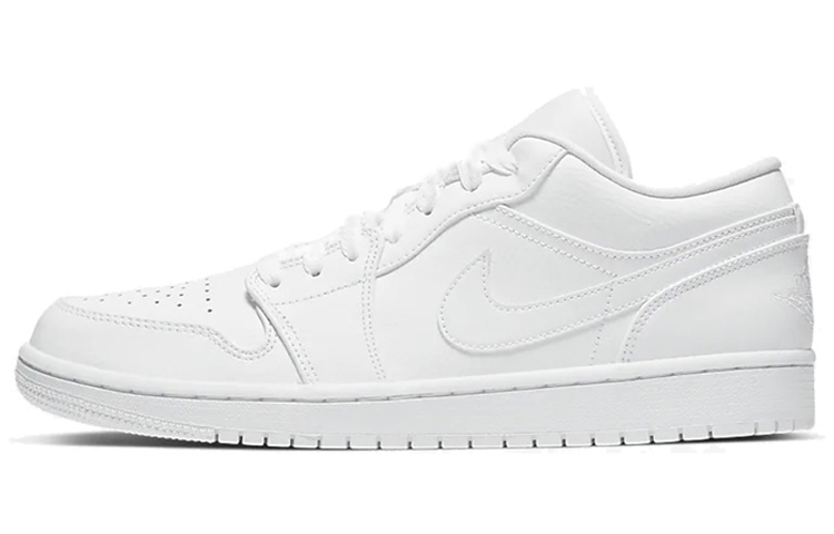 Jordan 1 Low Triple White Fog Grey