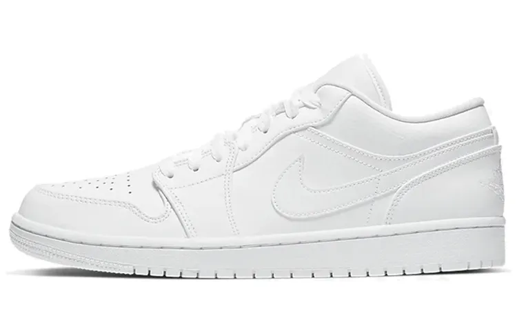 Jordan 1 Low Triple White Fog Grey