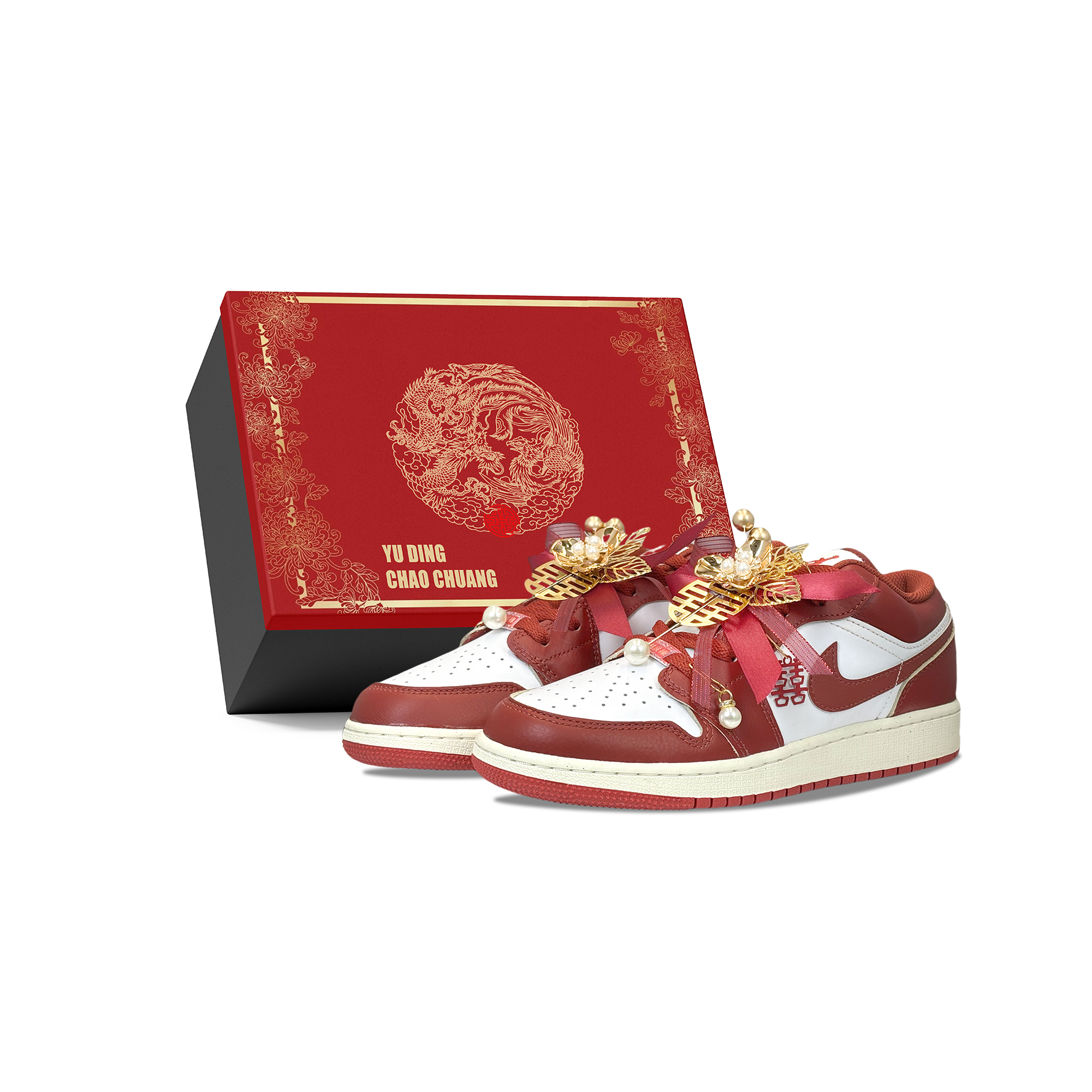 Jordan Air Jordan 1 Vintage Basketball Shoes Unisex Low Top White