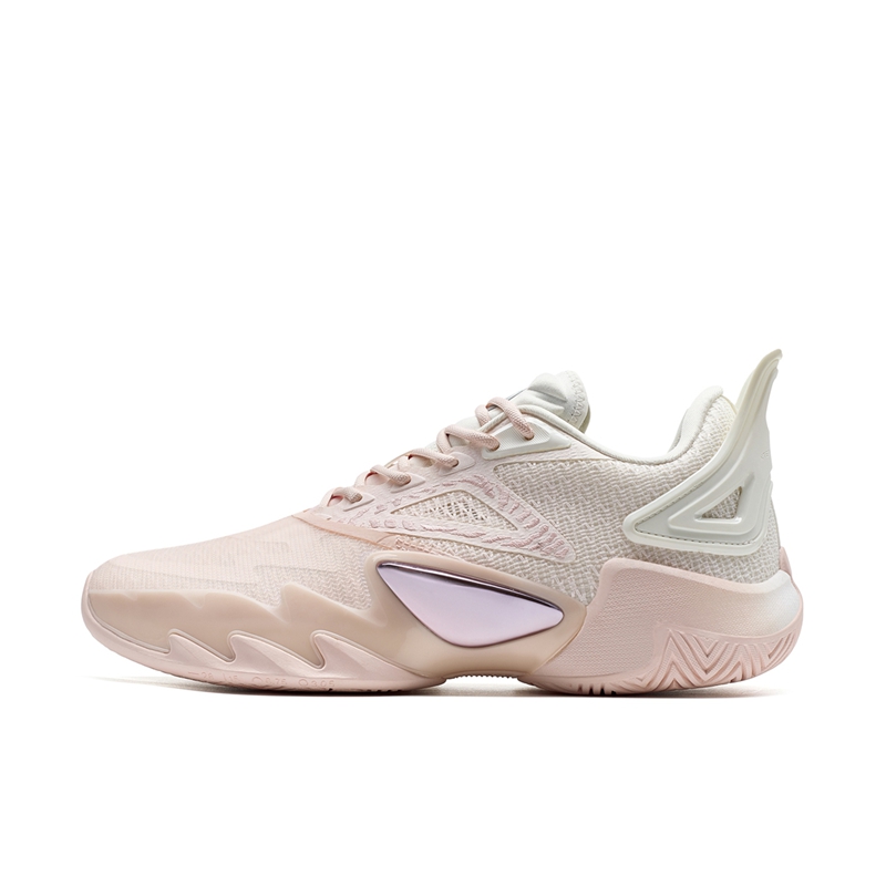 XTEP Inverter 1.3 Basketball Shoes Men’s Low Top Cherry Blossom Pink/Sail White