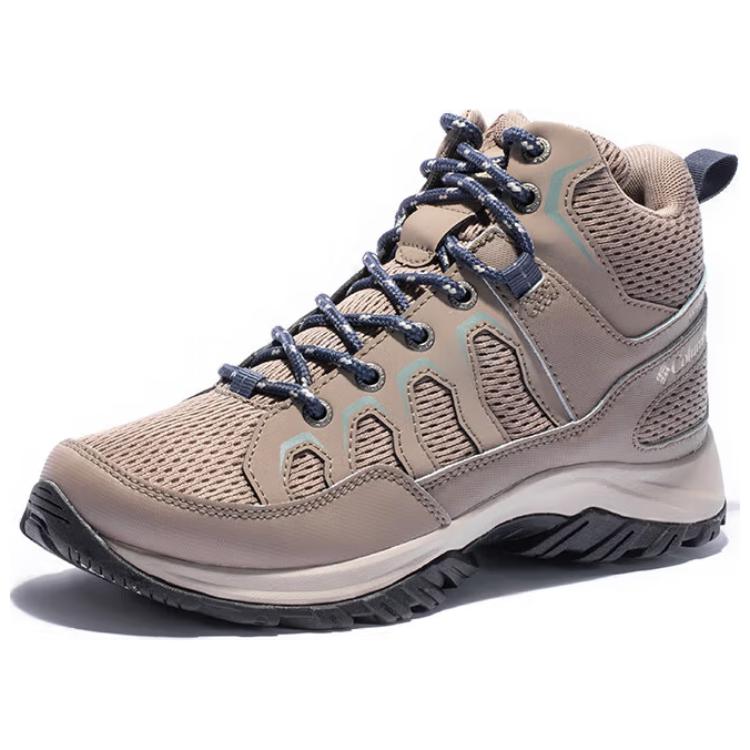 Columbia Slip Resistant Abrasion Resistant Mid top Hiking Shoes Women’s Light Brown
