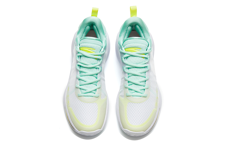 Anta Alien 3 SE Abrasion Resistant Low top Performance Basketball Shoes Men’s White Green Yellow