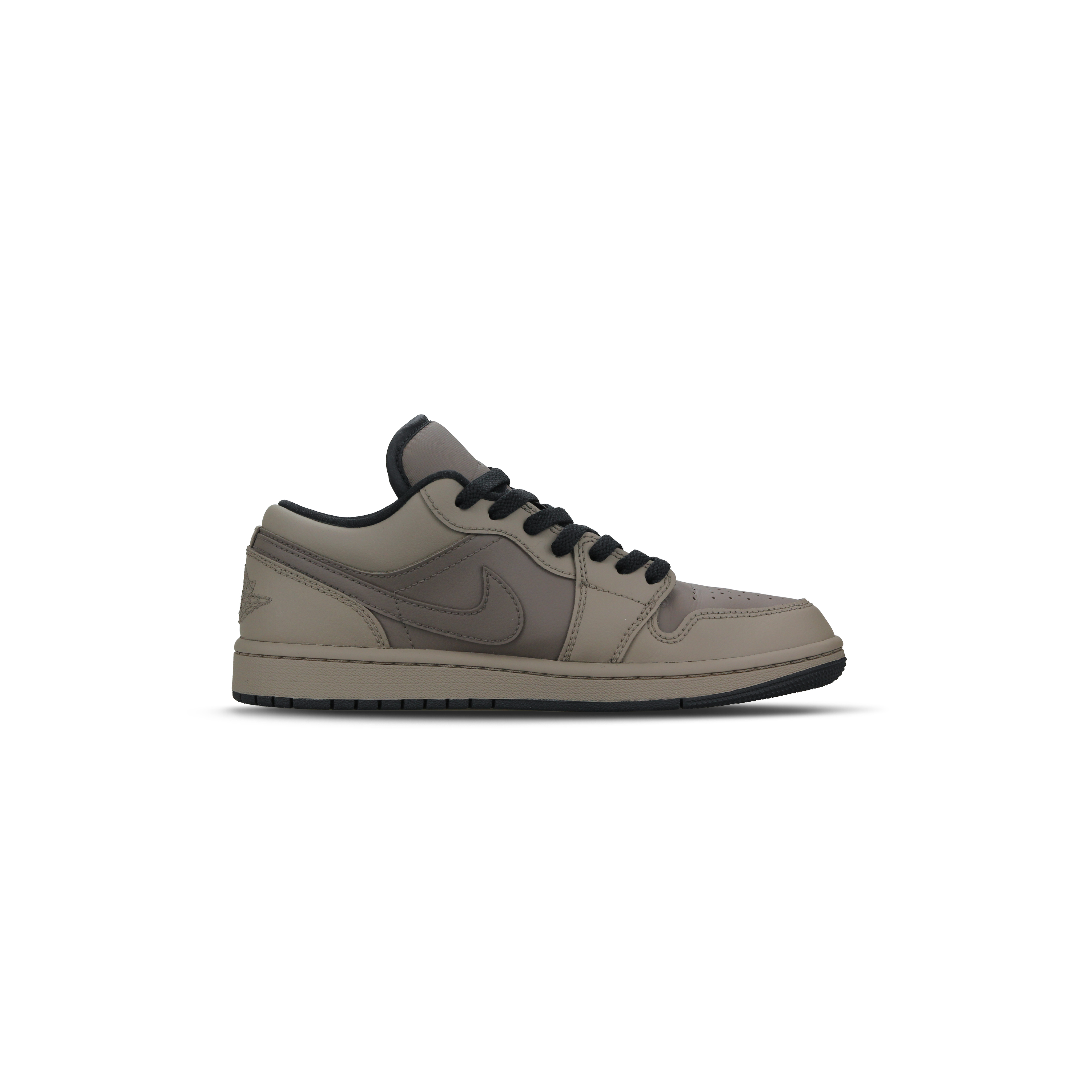 Jordan Air Jordan 1 Abrasion Resistant Low top Vintage Basketball Shoes Men’s Black Brown
