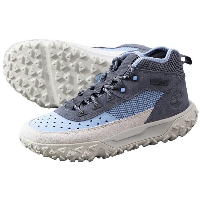 Timberland Greenstride Motion Slip Resistant Abrasion Resistant Mid top Hiking Shoes Men’s Blue