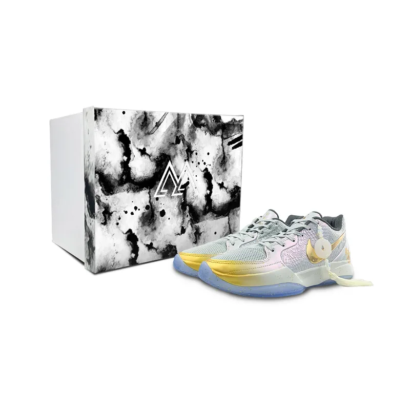 Nike Ja 2 Slip Resistant Low top Basketball Shoes Men's White Gold
