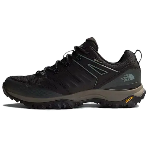 THE NORTH FACE Slip Resistant Grip Waterproof Low top Hiking Shoes Men's Black Asphalt Gray