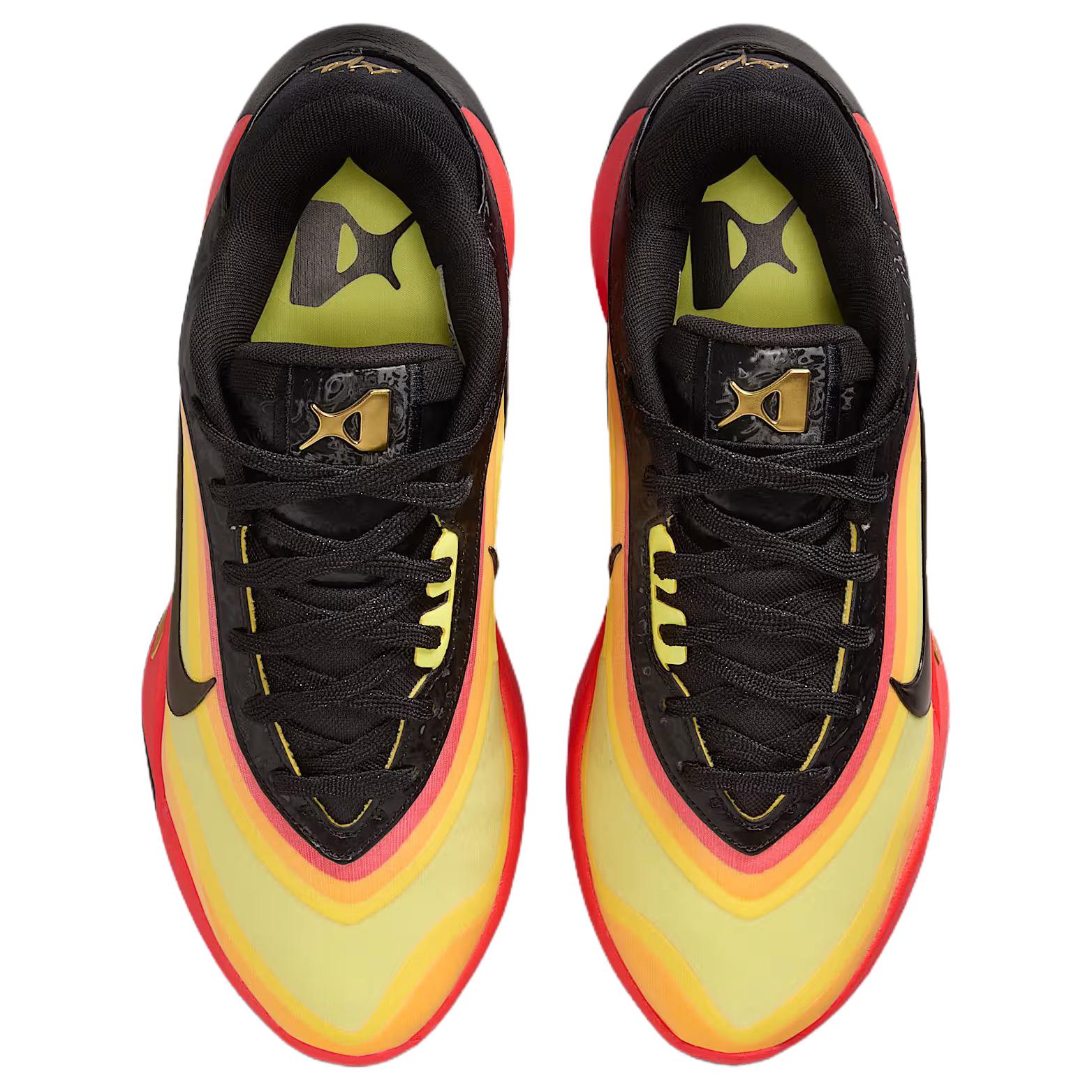 Nike A’One Basketball Shoes Unisex Red Yellow