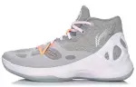Li Ning SONIC 5 Mid top Basketball Shoes Men's Microcrystalline Gray