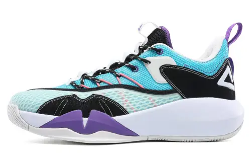 PEAK Textile, Synthetic Leather Cushioning Slip Resistant Abrasion Resistant Low top Basketball Shoes Men's
