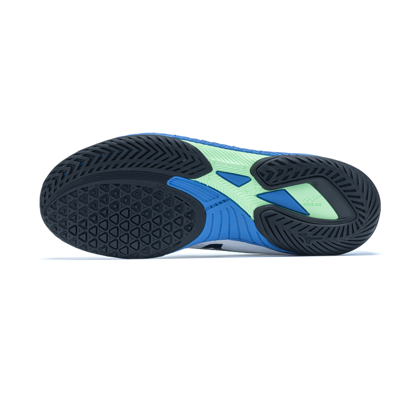 Mizuno Cushioning Slip Resistant Low top Training Shoes Unisex White Green Blue