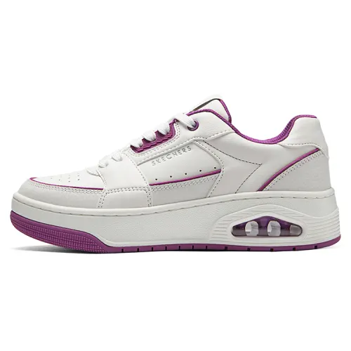 Skechers Uno Court Courted Style Shoes 'White Red' Women's