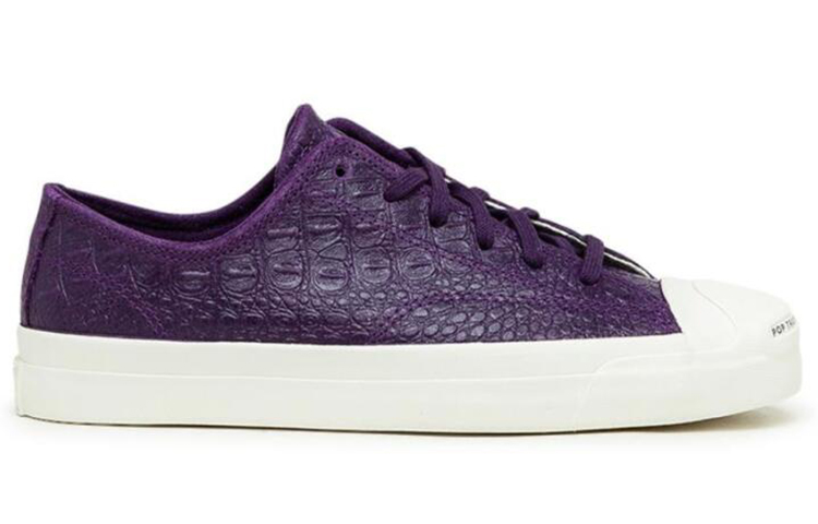 Кеды Pop Trading Company x Converse Jack Purcell Low (фиолетовые) — фото 2