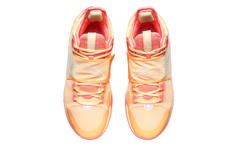 Li Ning SONIC 9 Textile, Synthetic Leather, TPU Cushioning Slip Resistant Abrasion Resistant Coverage Support Mid top