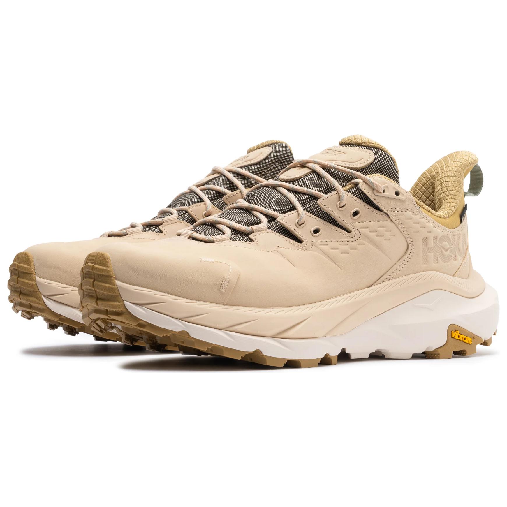 HOKA ONE ONE Kaha 2 Slip Resistant Abrasion Resistant Low top Mountaineering Shoes Men’s Light Umber