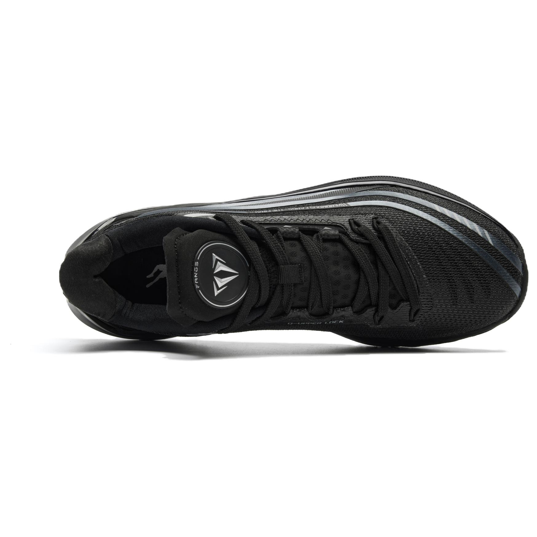 QIAODAN Poisonous Fangs 3V3 Cushioning Slip Resistant Abrasion Resistant Low top Basketball Shoes Men’s Black Silver