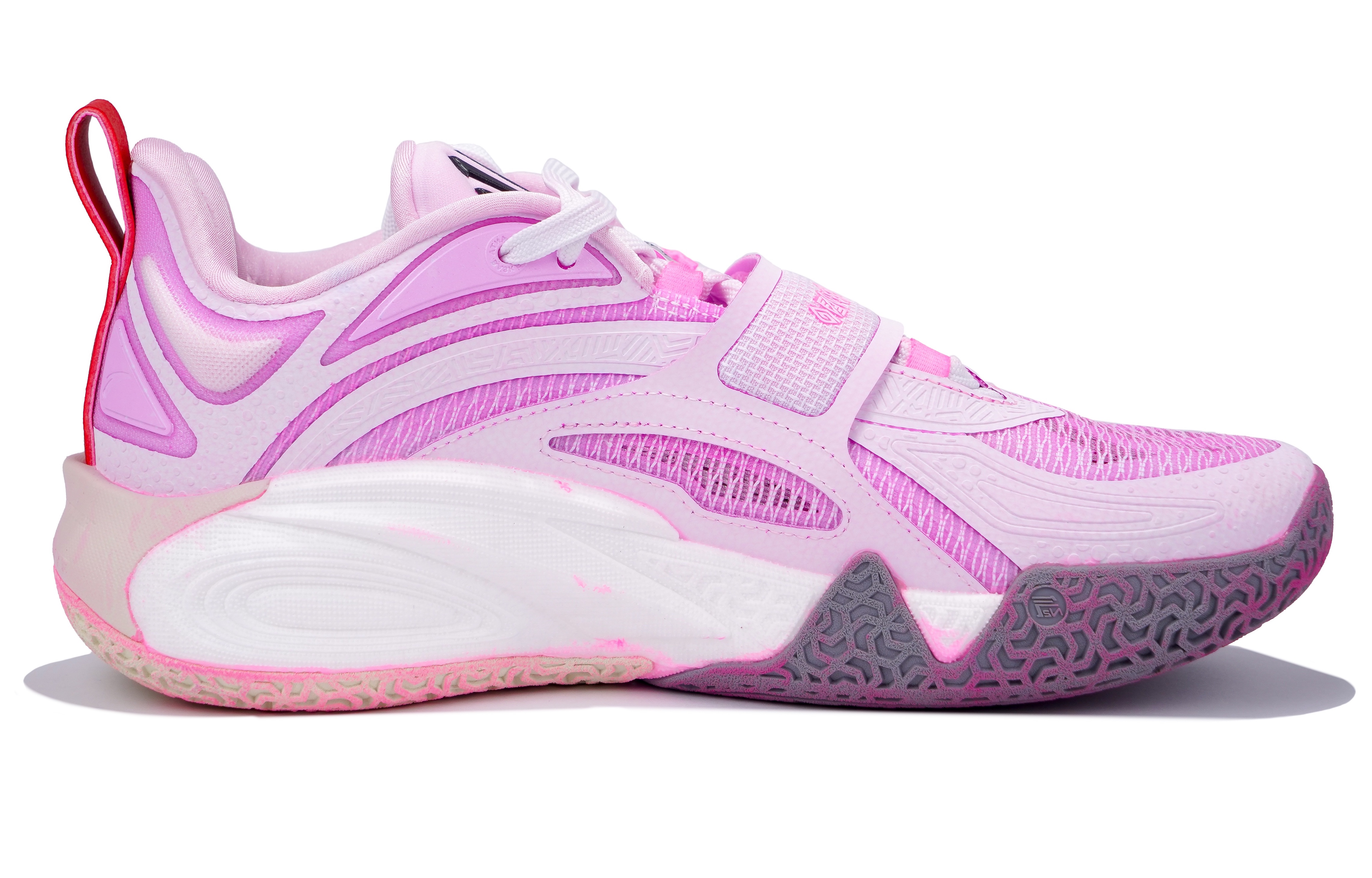 Anta KAI 1 Cushioning Slip Resistant Cushioning Slip Resistant Low top Nitrogen Technology Basketball Shoes Unisex Pink