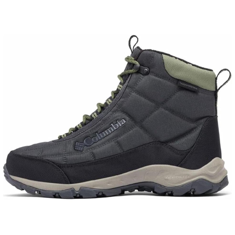 Columbia Hiking Cushioning Slip Resistant Abrasion Resistant Breathable Grip High top Mountaineering Shoes Men’s Gray