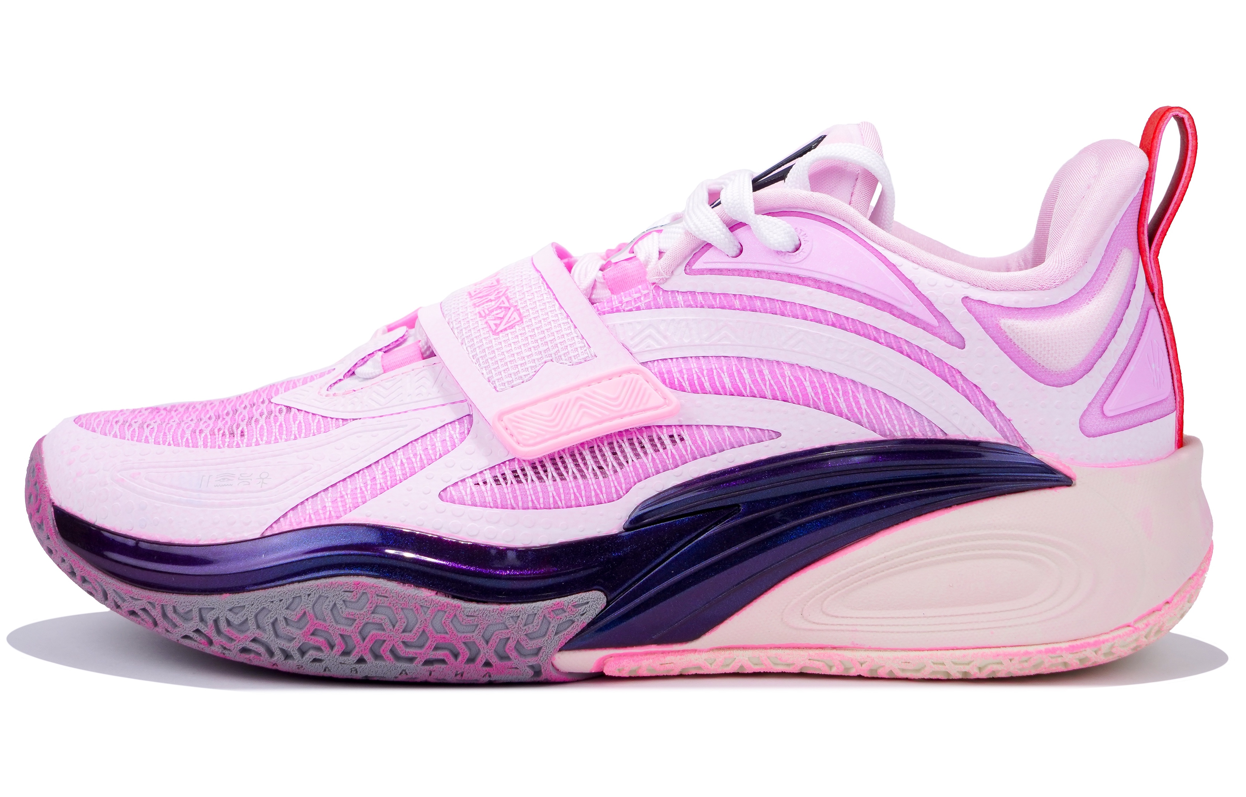 Anta KAI 1 Cushioning Slip Resistant Cushioning Slip Resistant Low top Nitrogen Technology Basketball Shoes Unisex Pink