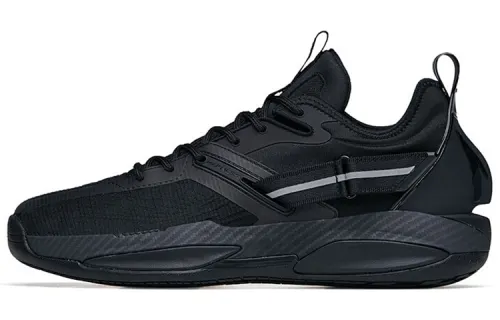 Anta Anta GH3 nitrogen technology shock-absorbing, non-slip, wear-resistant, wrapped support, low-cut basketball shoes, men's black