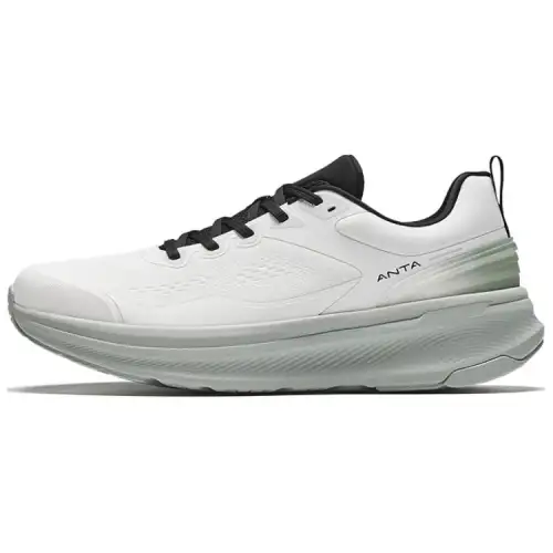 Anta Slip Resistant Abrasion Resistant Low top Training Shoes Men's White Green
