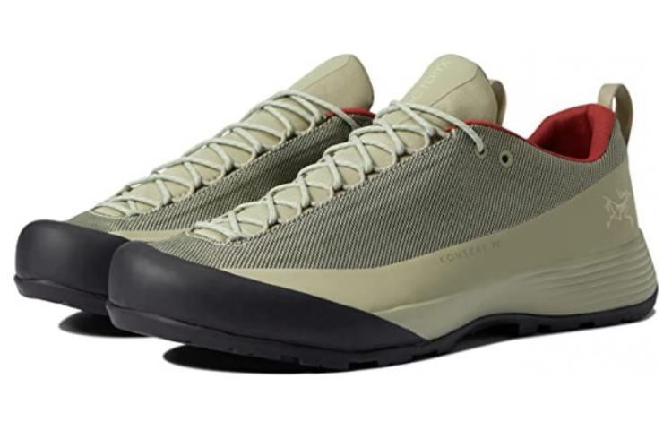Arc'teryx KONSEAL FL 2 Waterproof And Breathable Low top Hiking Shoes Unisex Green Black Red
