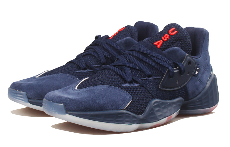 Мужские кроссовки adidas Harden Vol. 4 Gca USA (темно-синий) — Тёмно-синий — фото 3