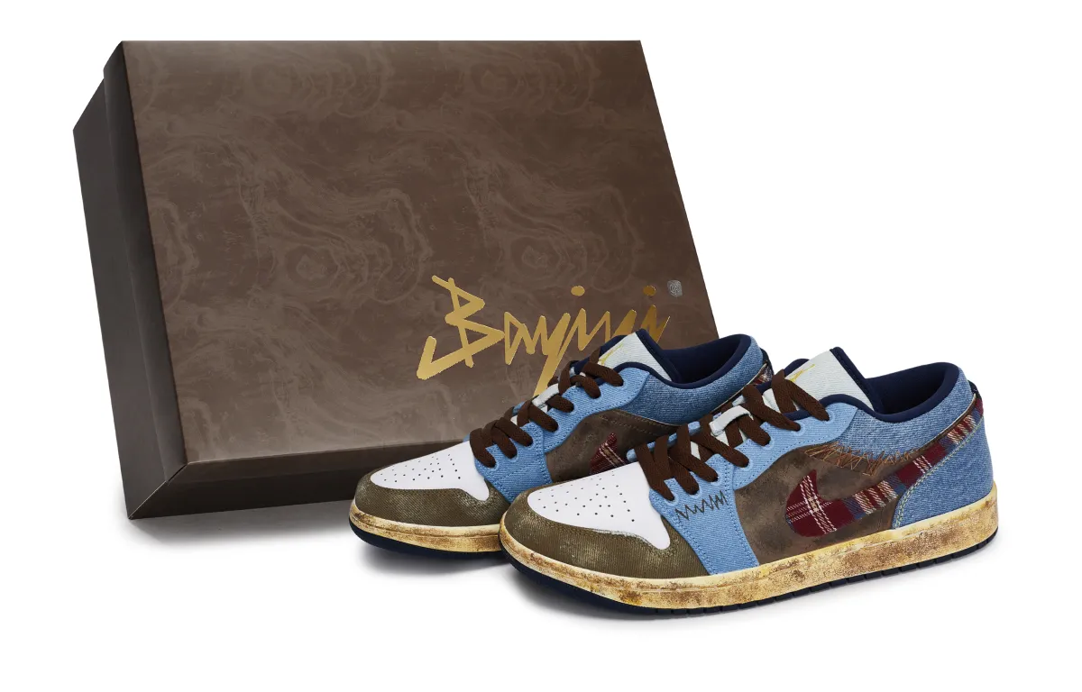 Jordan Air Jordan 1 811 Manufacturing, Western Holiday, Special Shoe Box Abrasion Resistant Abrasion Resistant Low top