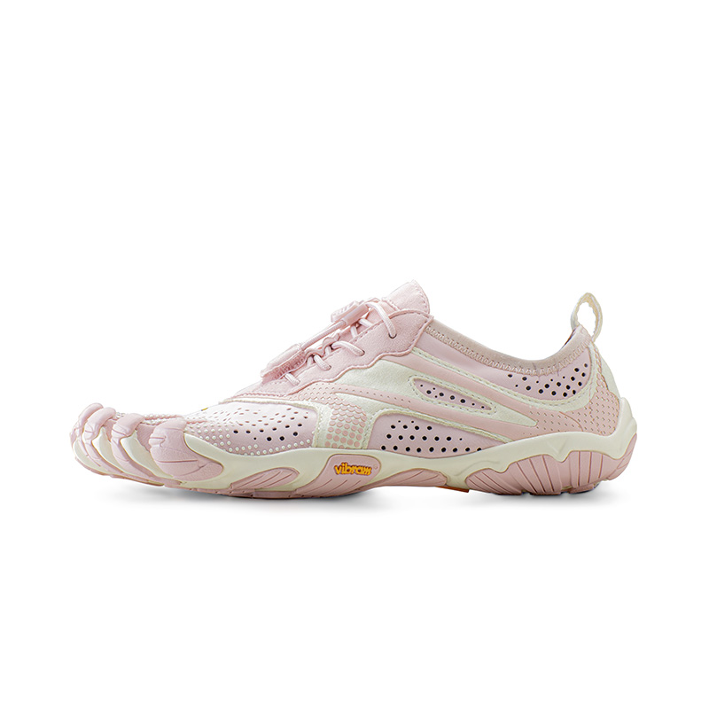 Vibram V RUN Five Fingers Shoes Slip Resistant, Abrasion Resistant, Quick Dry Low top Training Shoes Women’s Pink