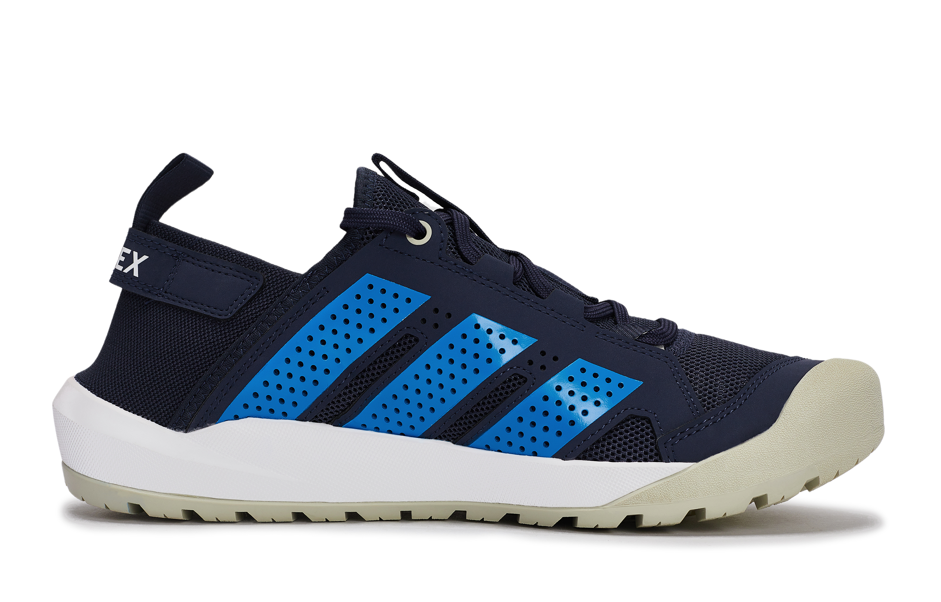 Adidas DAROGA 25 Crazy Shark Wave Abrasion Resistant Abrasion Resistant Low top Hiking Shoes Unisex White Blue Red