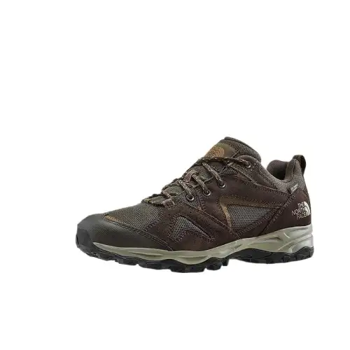 THE NORTH FACE Waterproof, Abrasion Resistant, And Breathable Low top Mountaineering & Hiking Shoes Men's Brown
