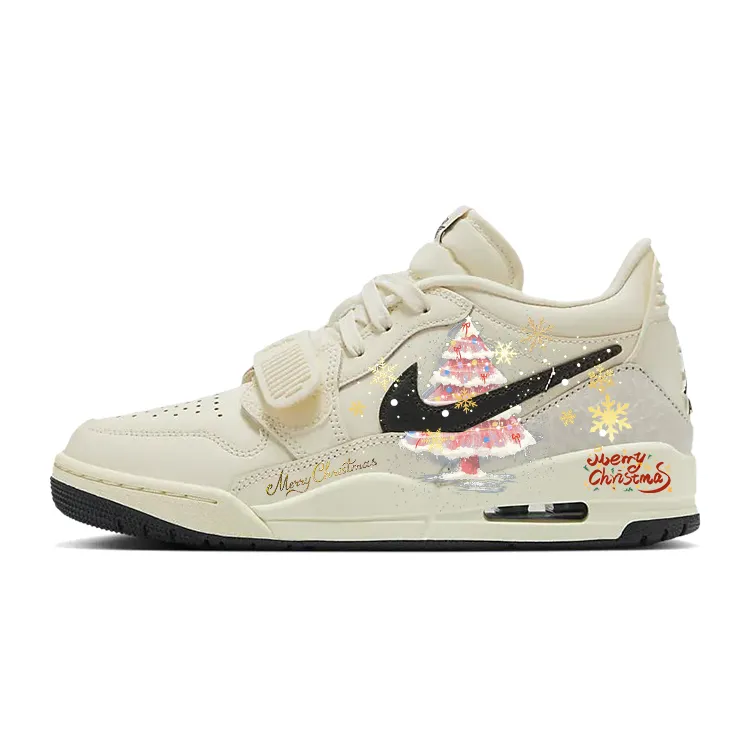 Jordan Legacy 312 Slip Resistant Abrasion Resistant Low top Vintage Basketball Shoes Women's Pink
