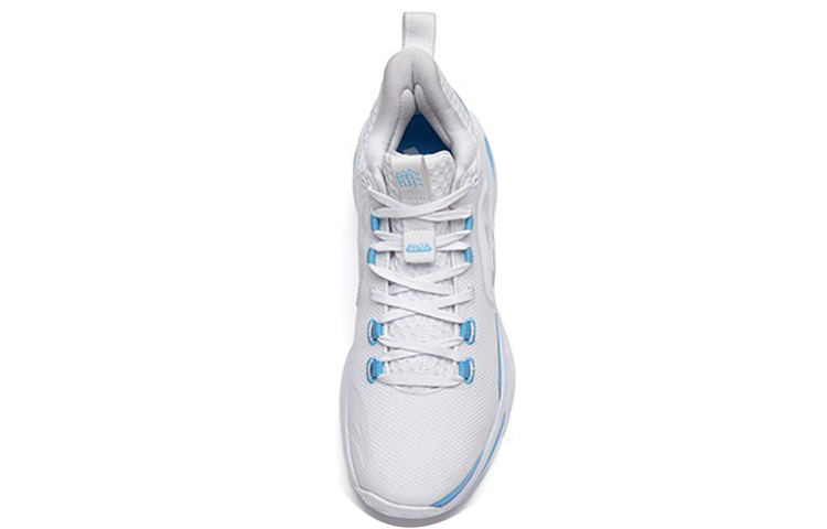 ANTA Alien 3 Basketball Shoes Men’s Mid Top Anta White/Light Purple Blue