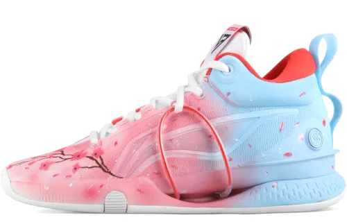 Li Ning Speed 8 Basketball Shoes Men's Low Top Pink/Blue