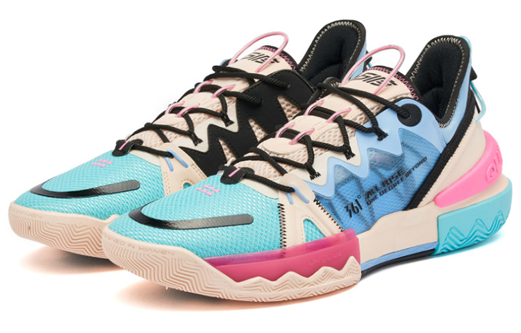 361° Burning Battle 2.0 Sandy Slope Tail Cushioning Slip Resistant Abrasion Resistant Low top Basketball Shoes Men’s