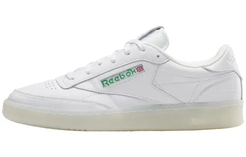 Reebok Abrasion Resistant Abrasion Resistant Low top Skateboard Shoes Unisex White